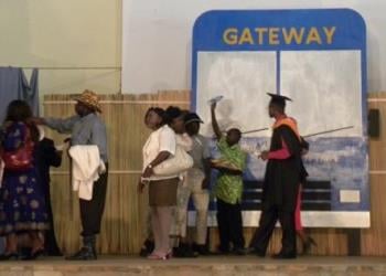 Bus Park Scene, Gateway to Eternity