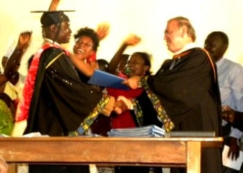 A Pastor Receives His Degree